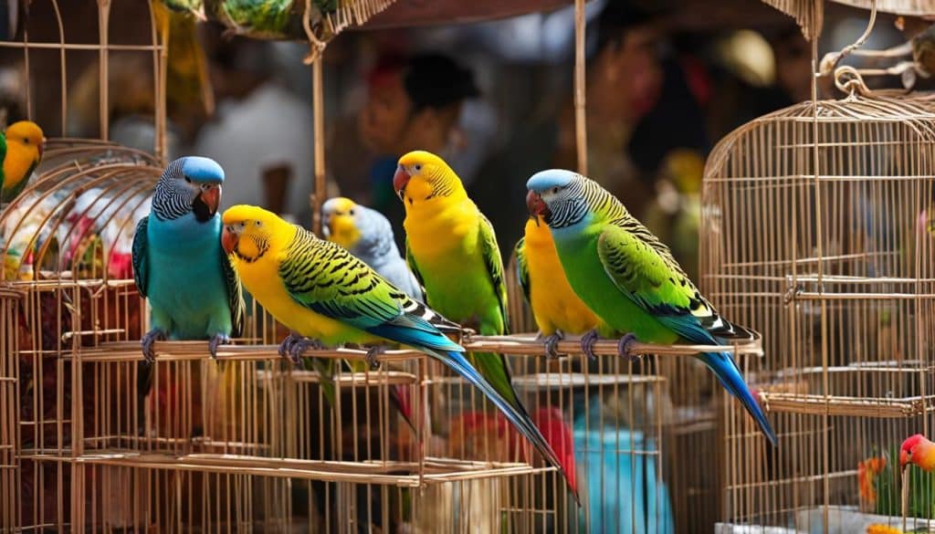 parakeets vendors