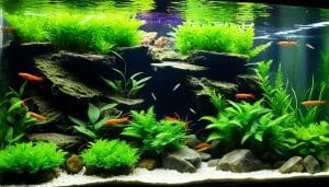 Freshwater shrimp tank setup