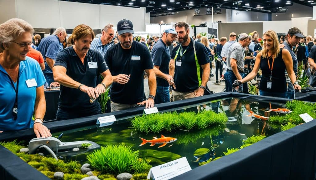 Expert Aquascapers at Orange County Water Garden Event